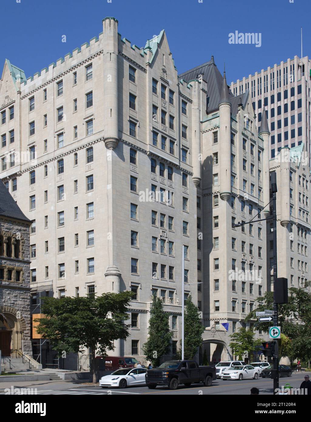 Canada, Quebec, Montreal, Le Chateau, apartment building Stock Photo