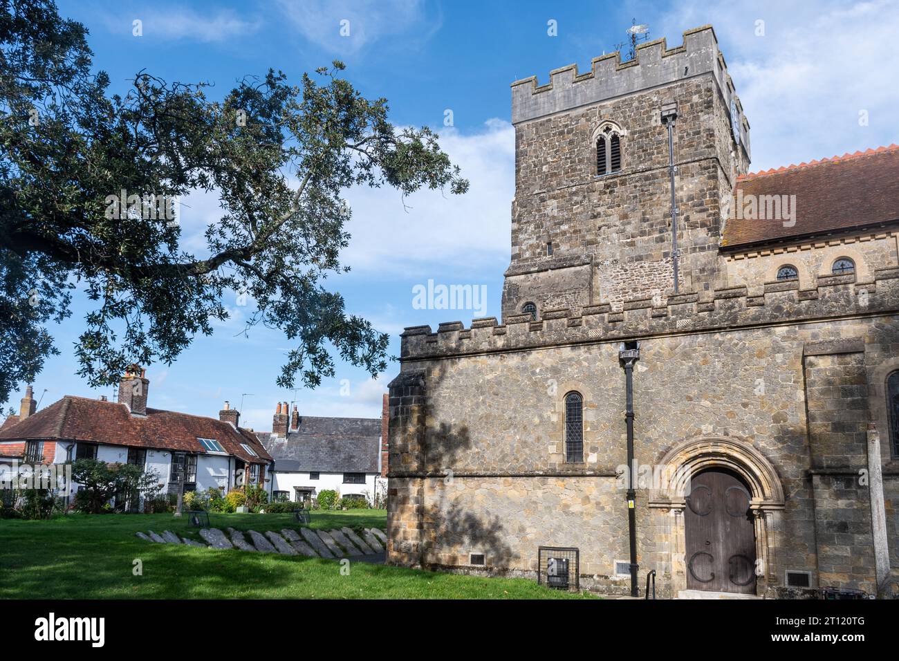St Peters Church in Petersfield, Hampshire, England, UK, a grade 1 listed building Stock Photo