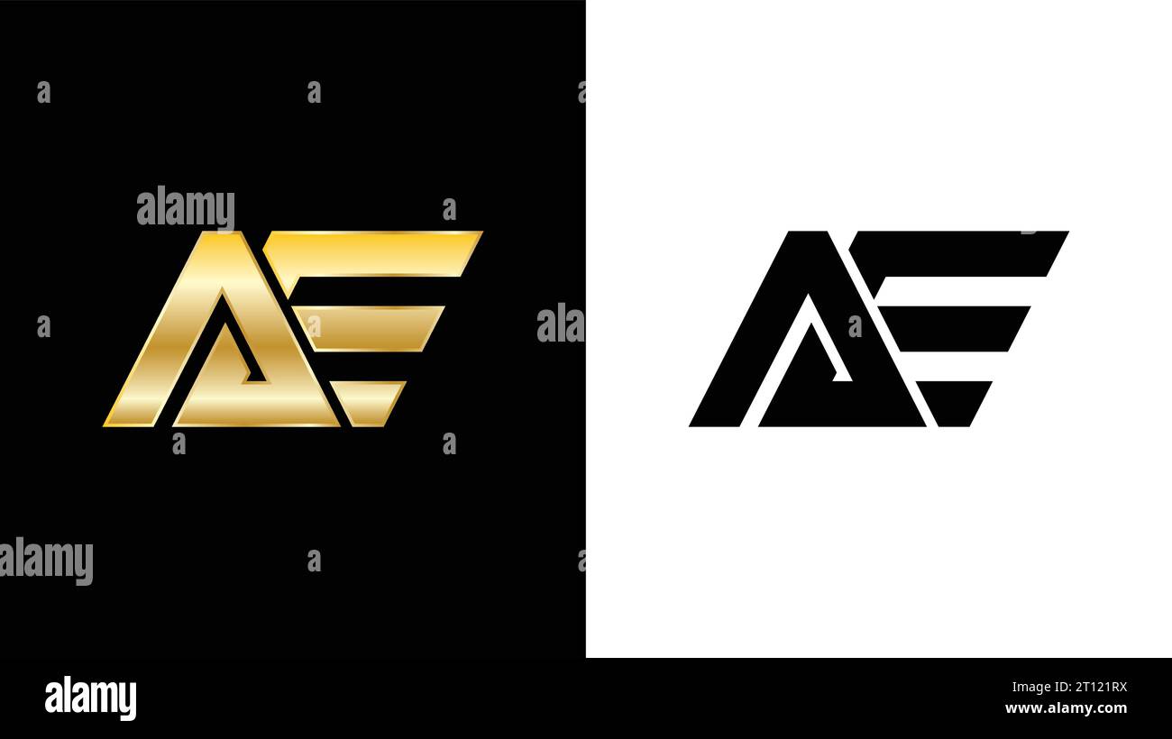 Ae logo design hi-res stock photography and images - Alamy