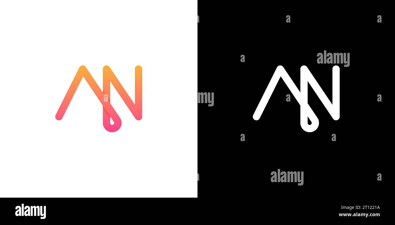 Monogram logo design Stock Vector Images - Alamy