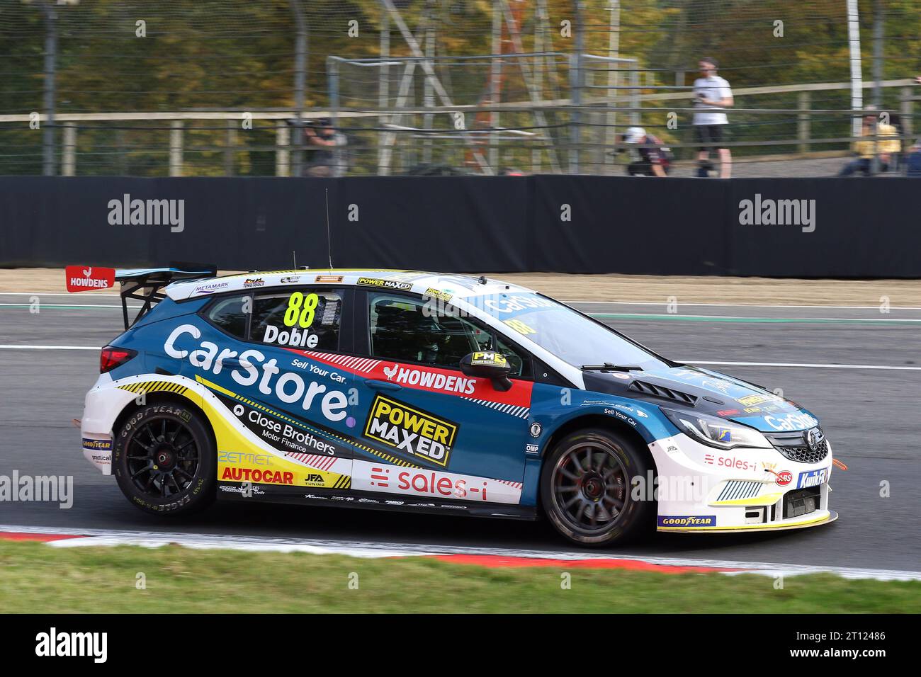 Mikey Doble - Carstore Power Maxed Racing -  driving Vauxhall Astra number 88 in the 2023 BTCC at Brands Hatch in October 2023 Stock Photo