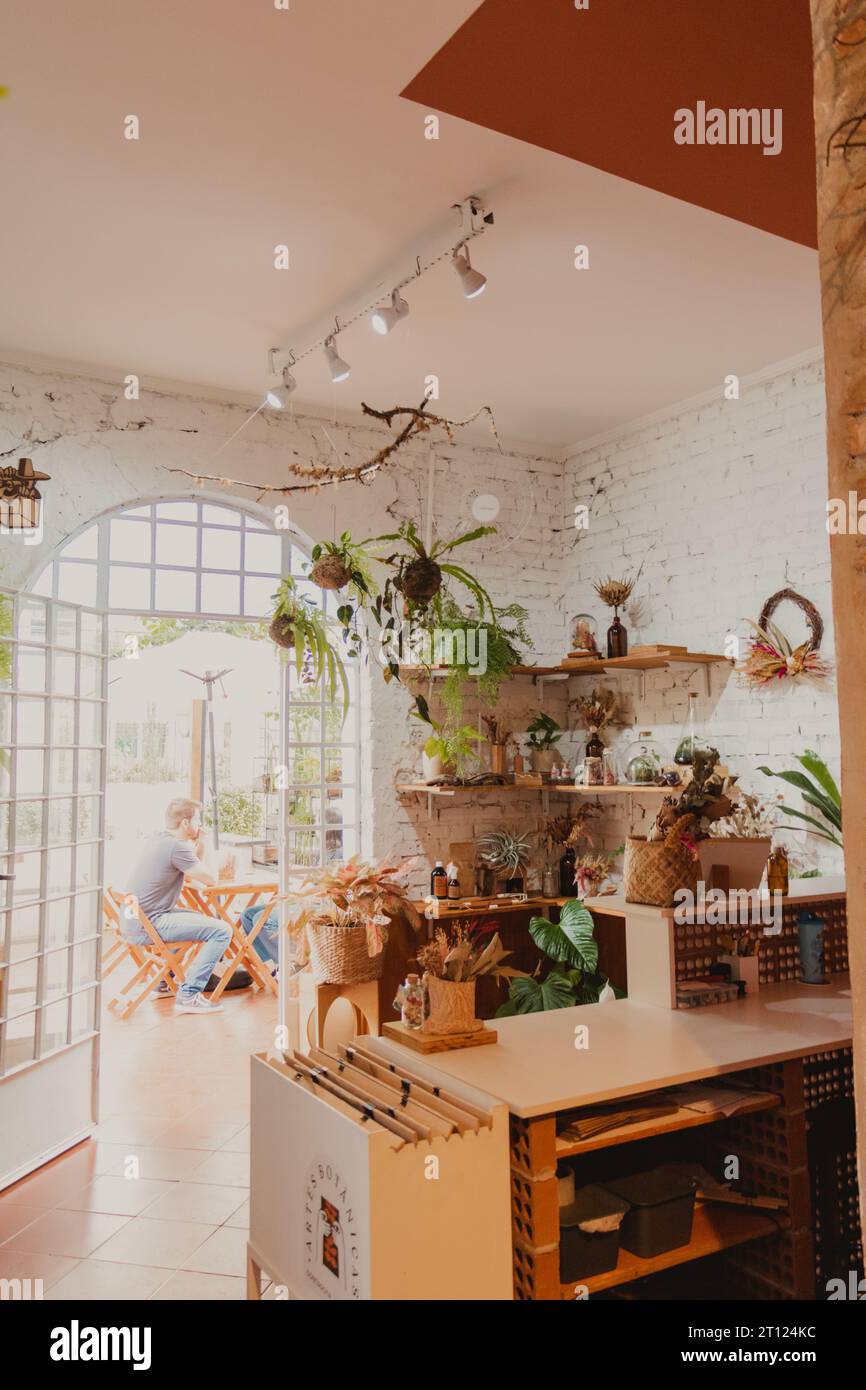 coffee shop interior environment design Stock Photo Alamy