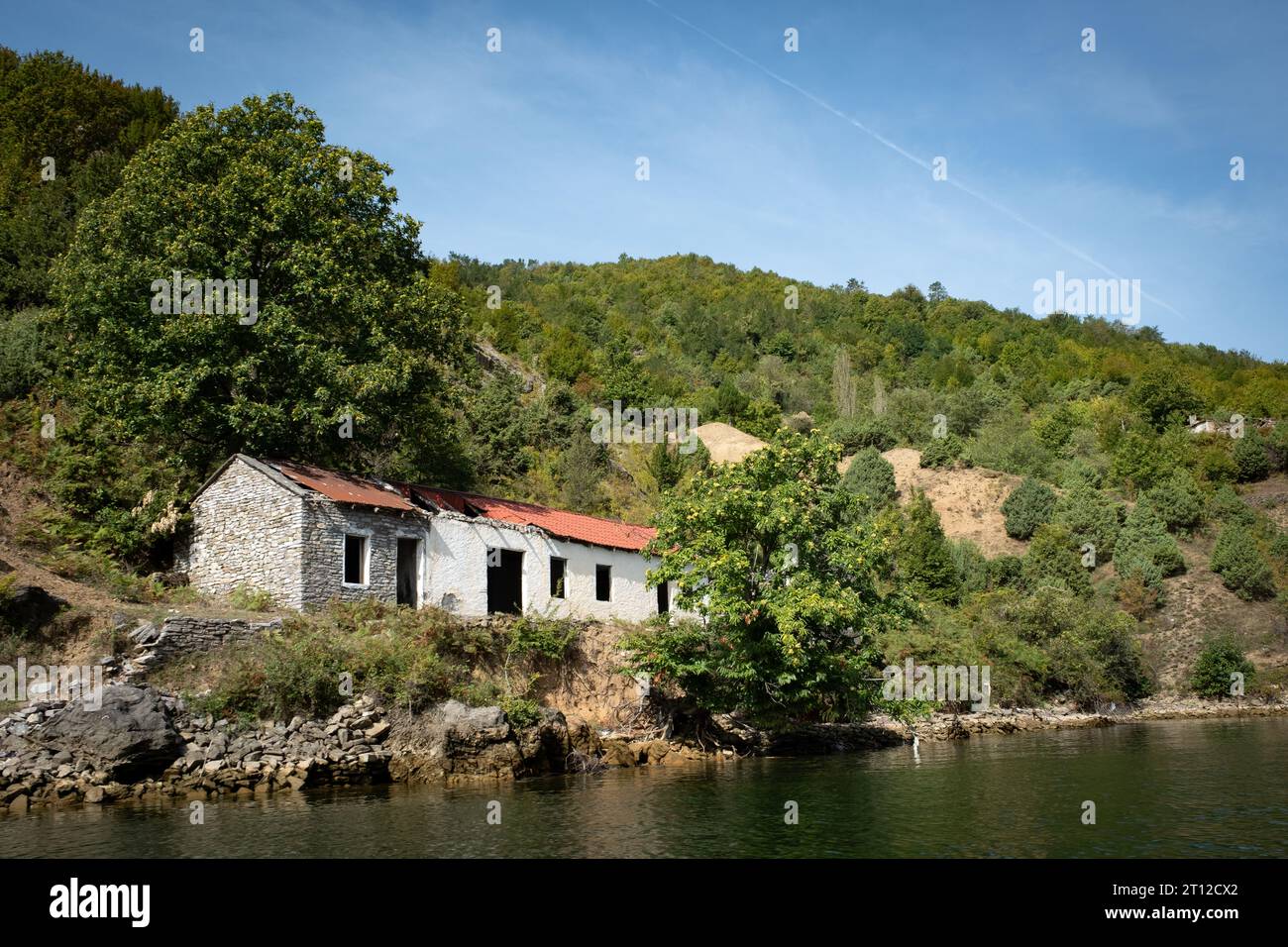 Lake Komani, Albania Stock Photo