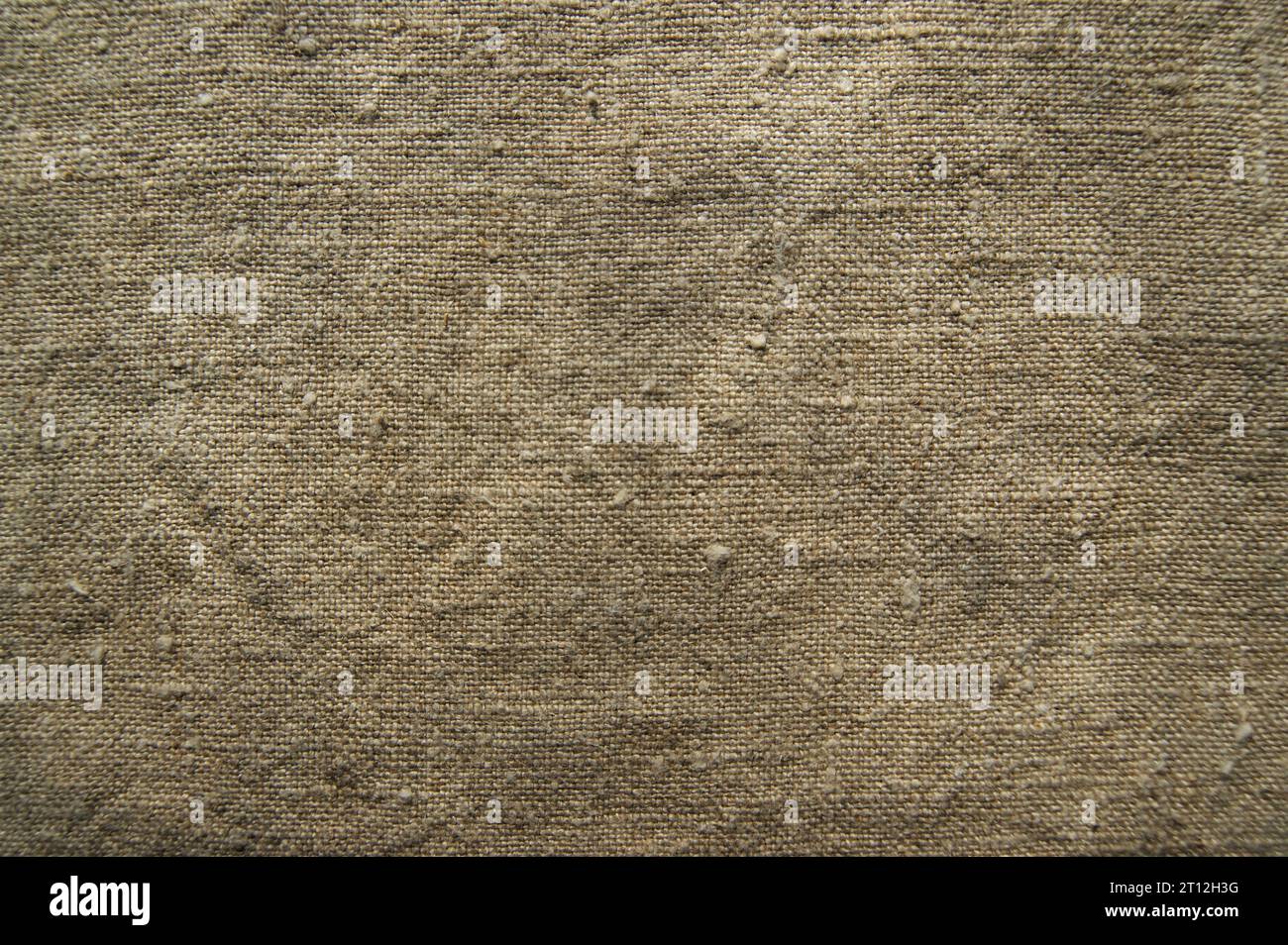 Natural linen fabric texture. Canvas background. Stock Photo