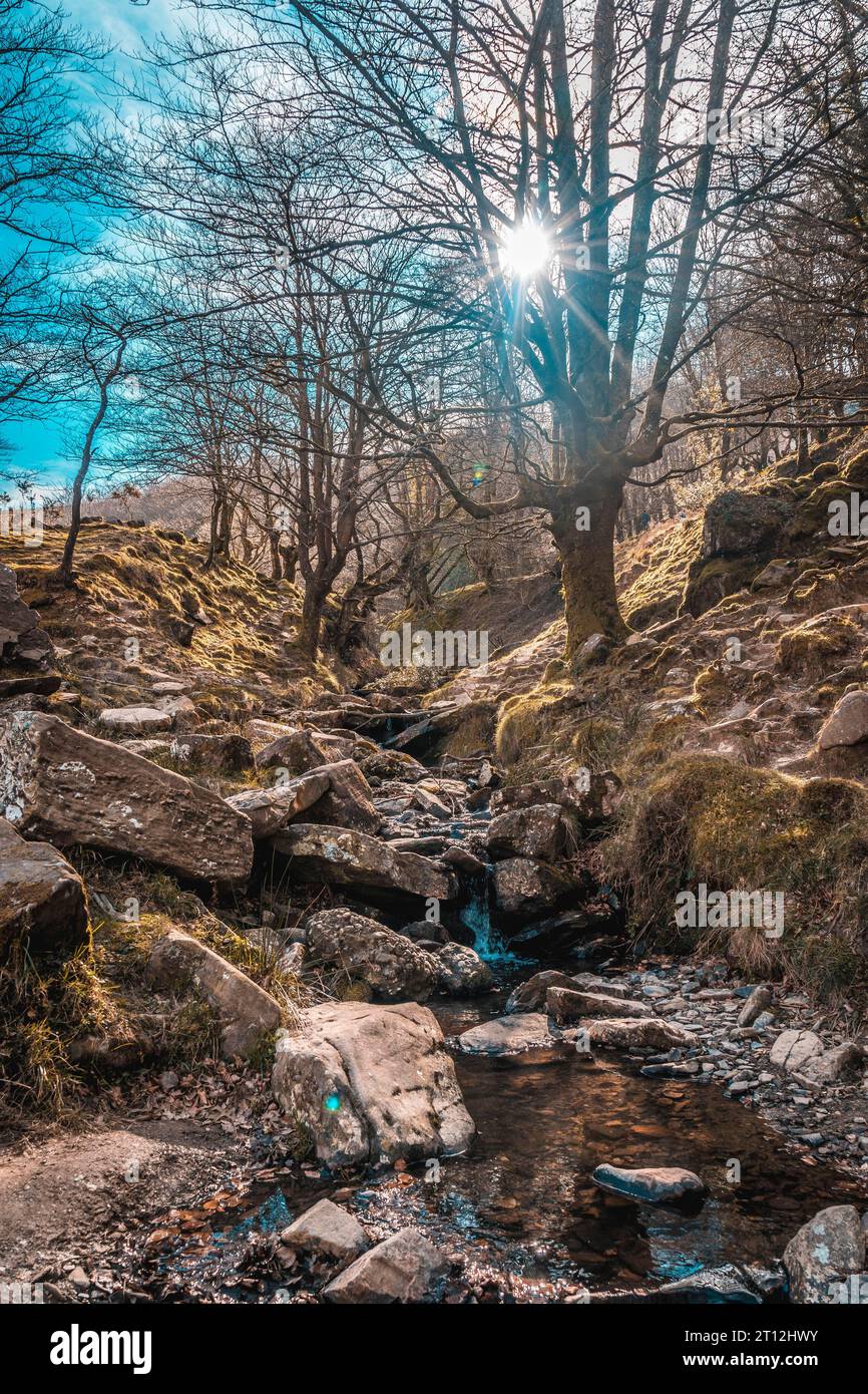 Basque Country Rivers A beautiful river on Mount Adarra in Guipuzcoa. Basque Country Stock ...