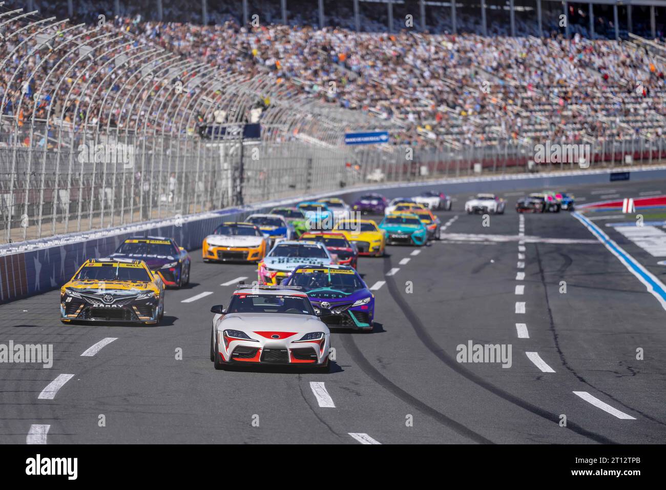Concord, NC, USA. 8th Oct, 2023. Charlotte Motor Speedway plays host to the NASCAR Cup Series for the Bank of Amercia ROVAL 400 in Concord NC. (Credit Image: © Walter G Arce Sr Grindstone Medi/ASP) EDITORIAL USAGE ONLY! Not for Commercial USAGE! Stock Photo