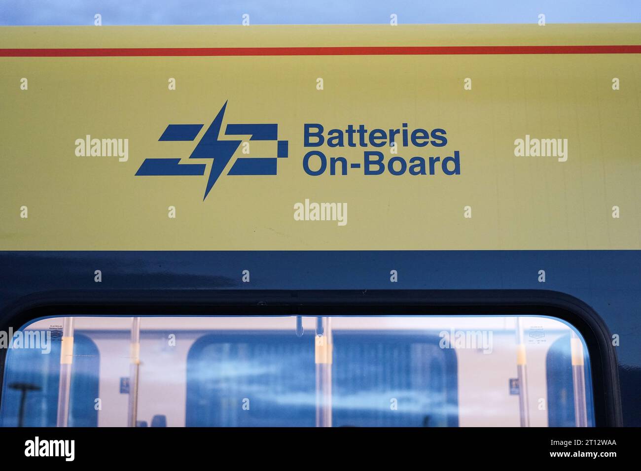 Headbolt Lane is a railway station in Kirkby, Merseyside, England, which opened on 5 October 2023.  Photo by Alan Edwards for f2images Stock Photo