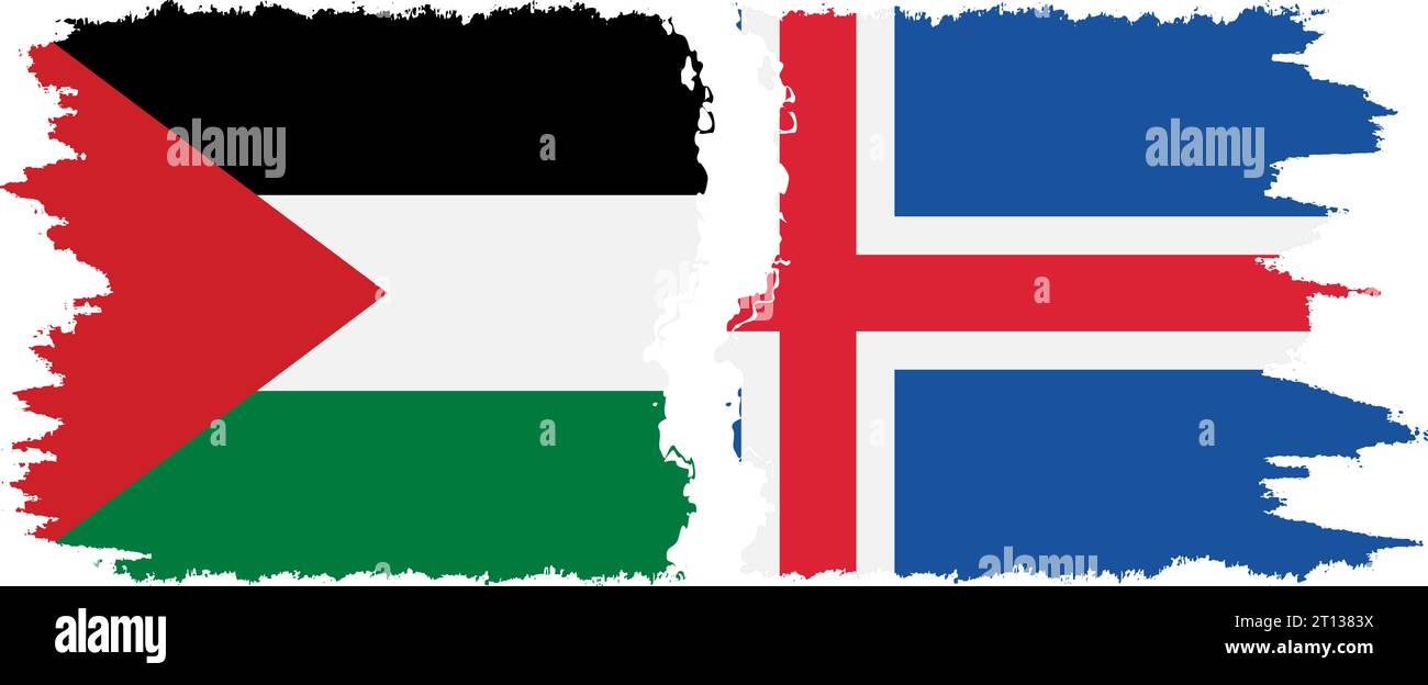 Iceland palestine flag Stock Vector Images - Alamy