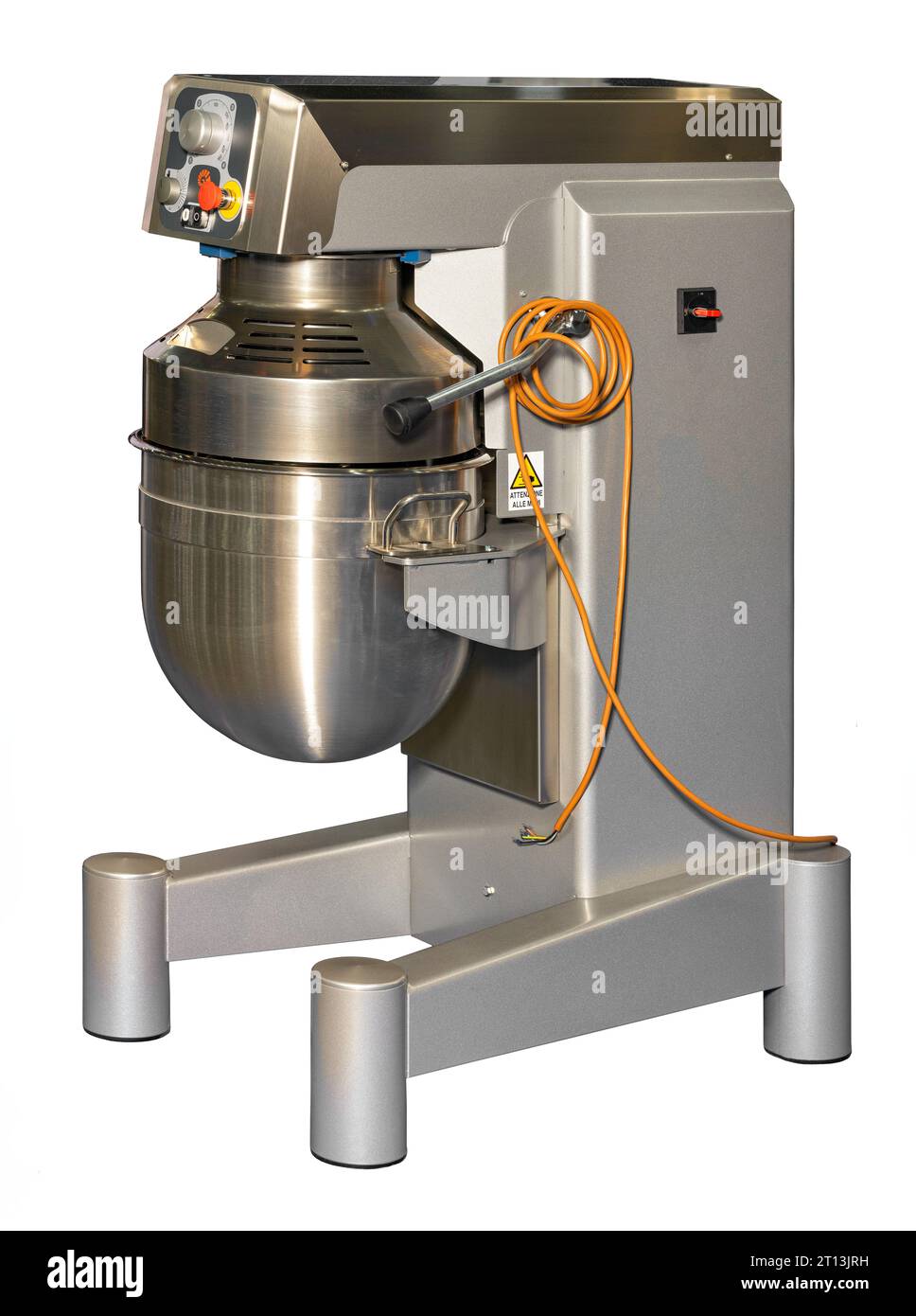 Industrial mixer for the food industry, production line at a food