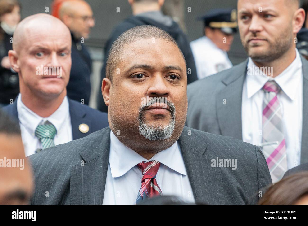 Manhattan District Attorney Alvin Bragg Attends The New York Stands ...