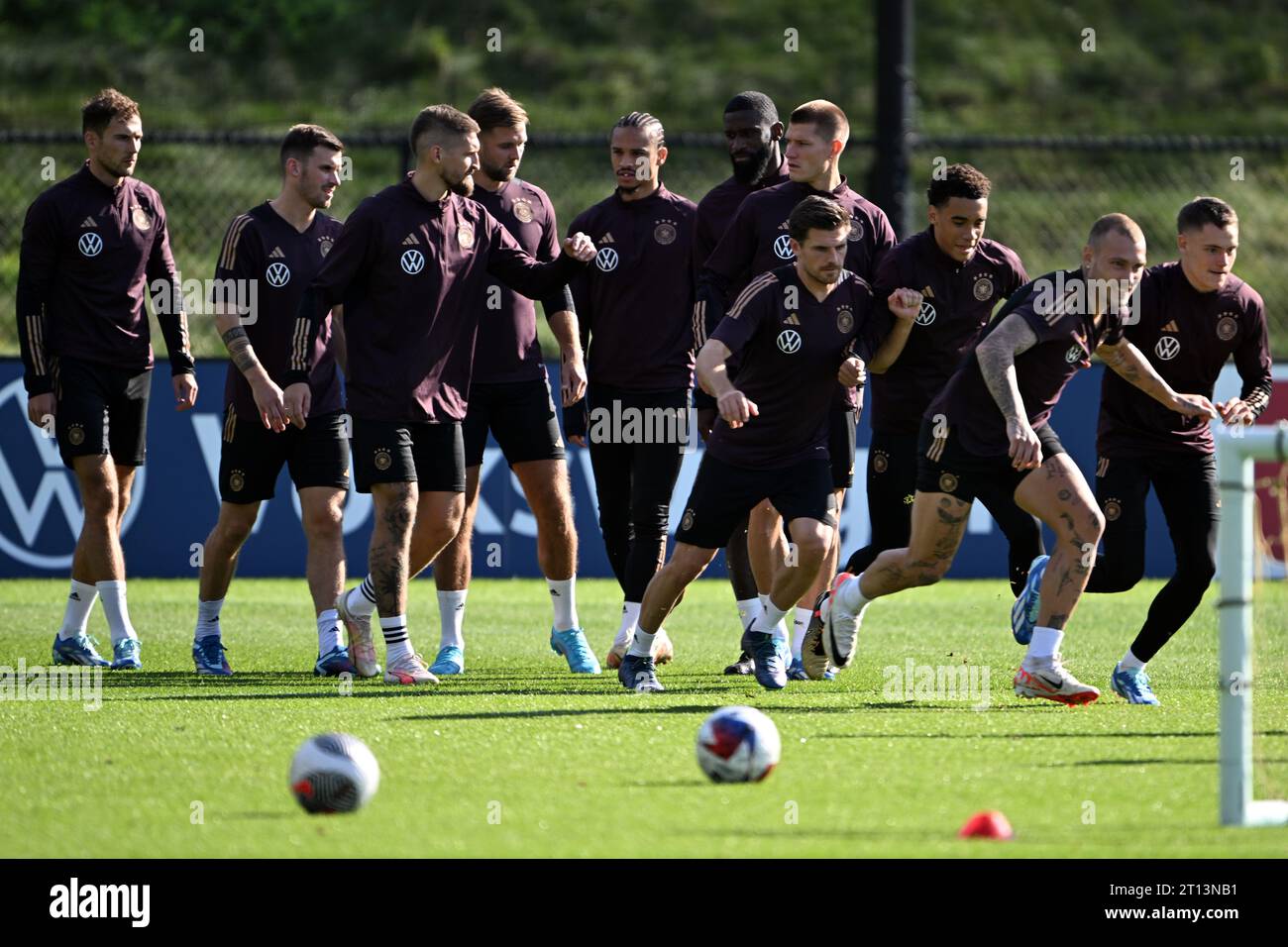 Foxbrough Training Kit Foxborough, USA. 10th Oct, 2023. National team, Germany, US ...