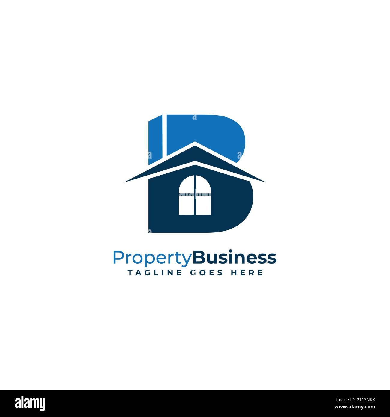 Letter B real estate logo, Simple Logo design for Property business B