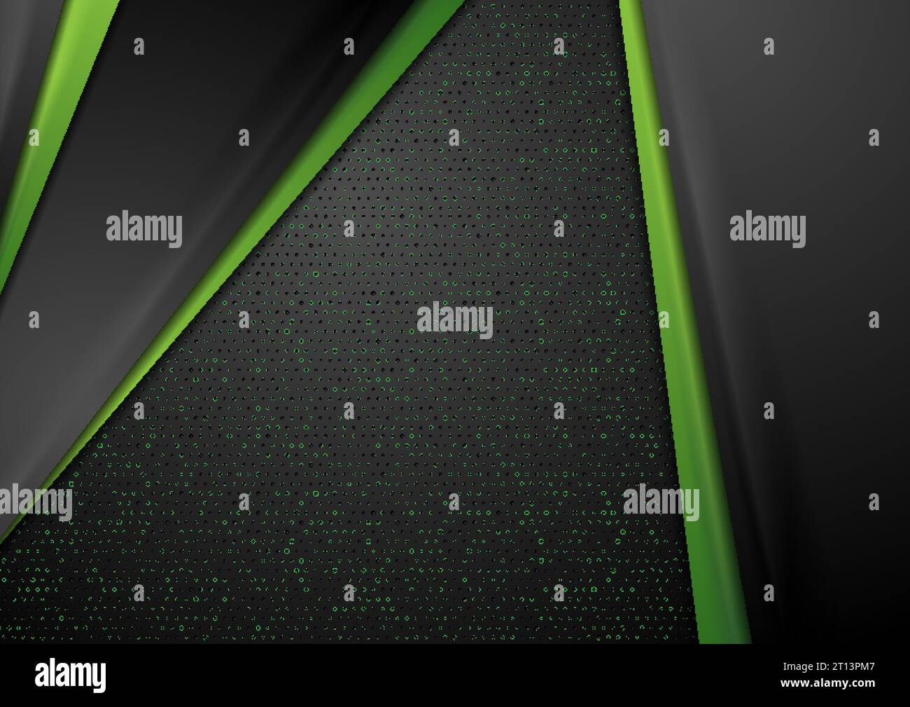 Black and green abstract corporate geometric background. Vector ...