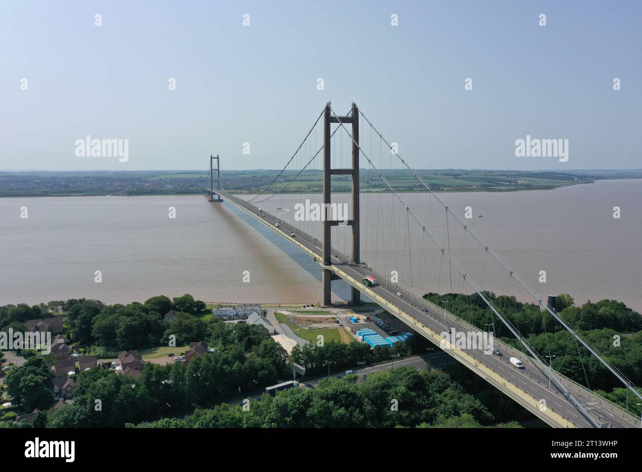 File photo dated 24/06/2020 of a view of the Humber Bridge, near