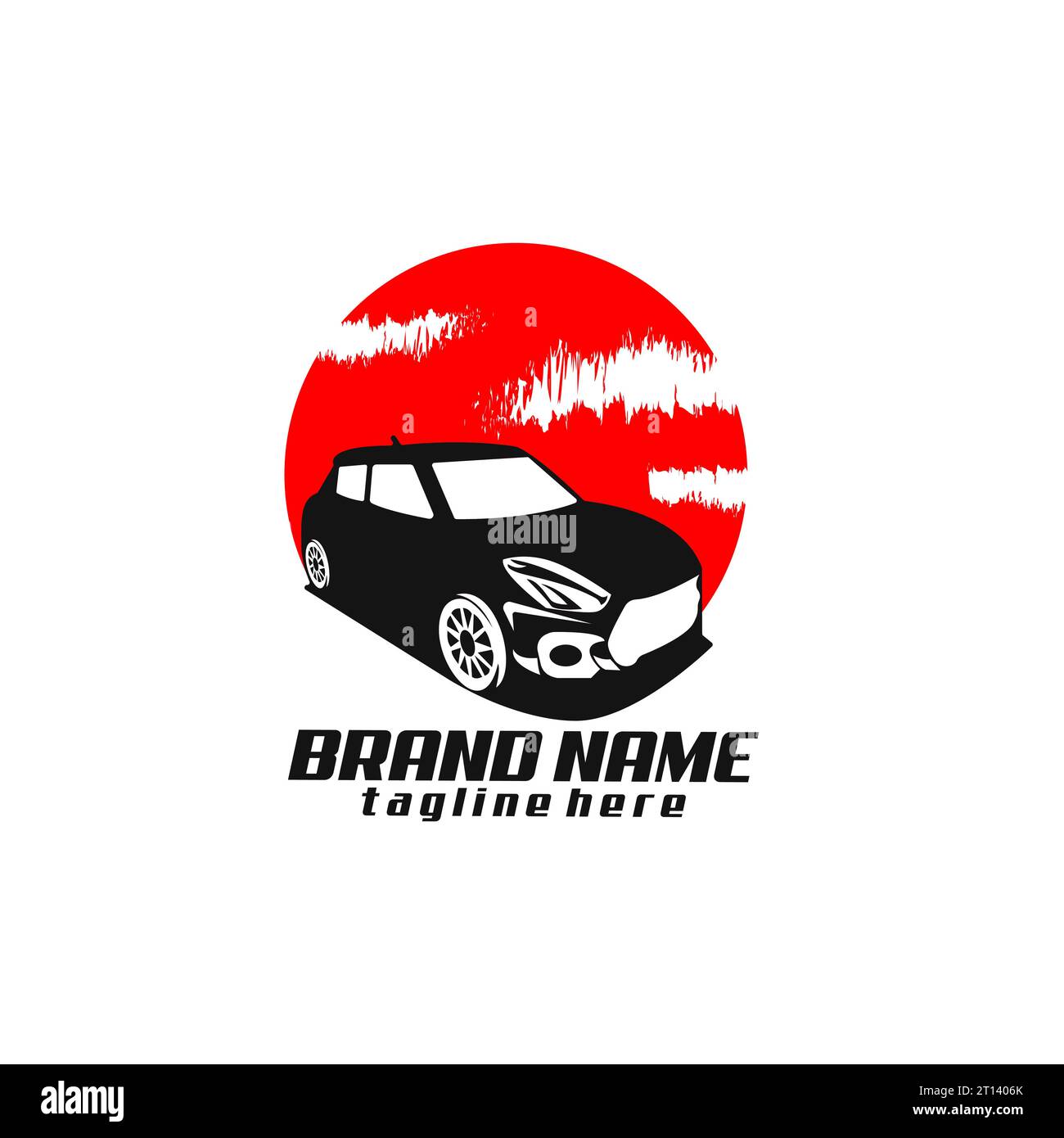 car moon logo design vector Stock Vector Image & Art - Alamy