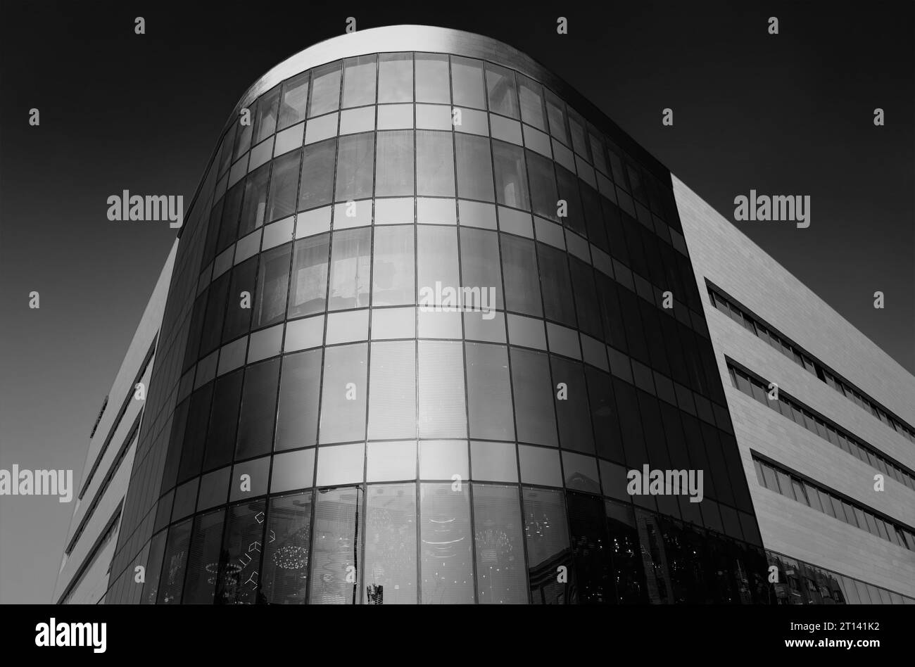 Modern office buildings in the financial district Stock Photo - Alamy