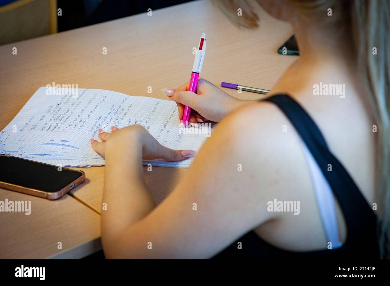 Student in the License 3 psychology program, illustration of a