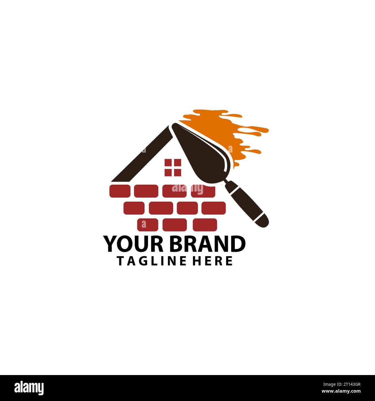 home contruction logo design vector Stock Vector