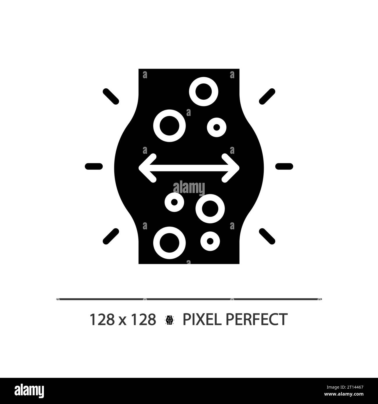 2D black glyph style metabolic imbalance icon Stock Vector Image & Art ...