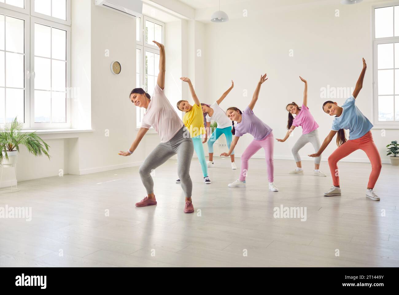 Children dance group gym hi res stock photography and images Page 2 Alamy