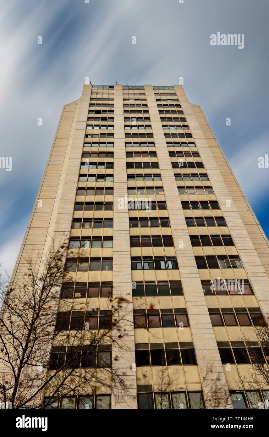 Modern office buildings in the financial district Stock Photo - Alamy