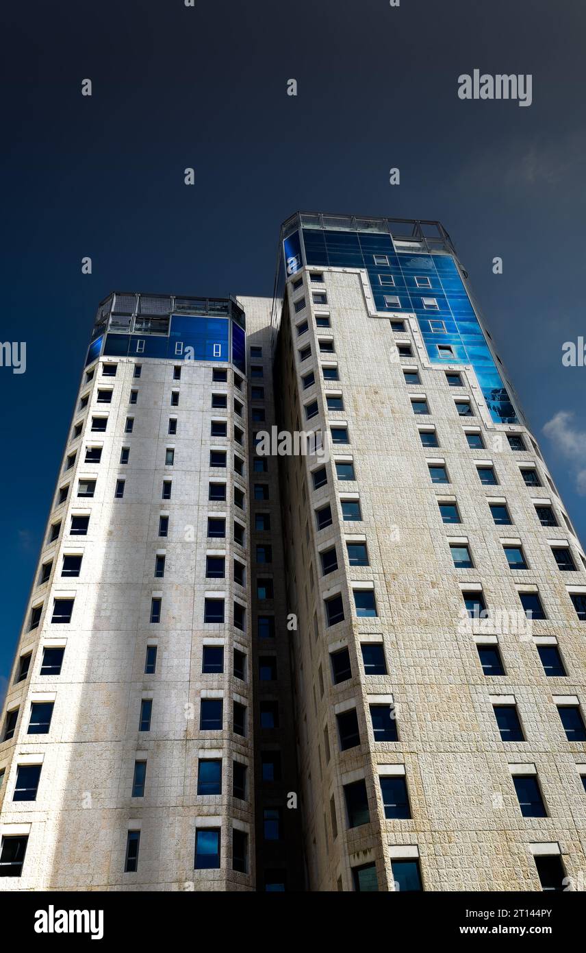 Modern office buildings in the financial district Stock Photo - Alamy