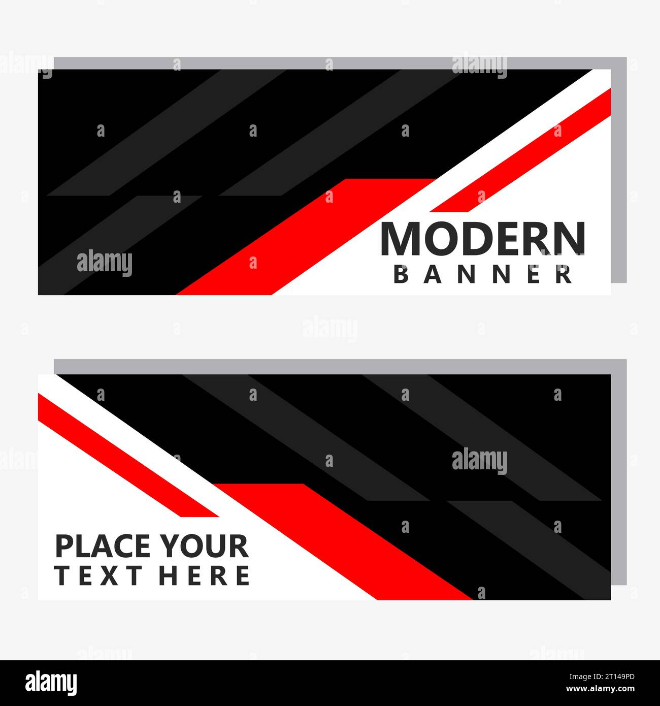 background modern banner geometric red design vector Stock Vector Image ...