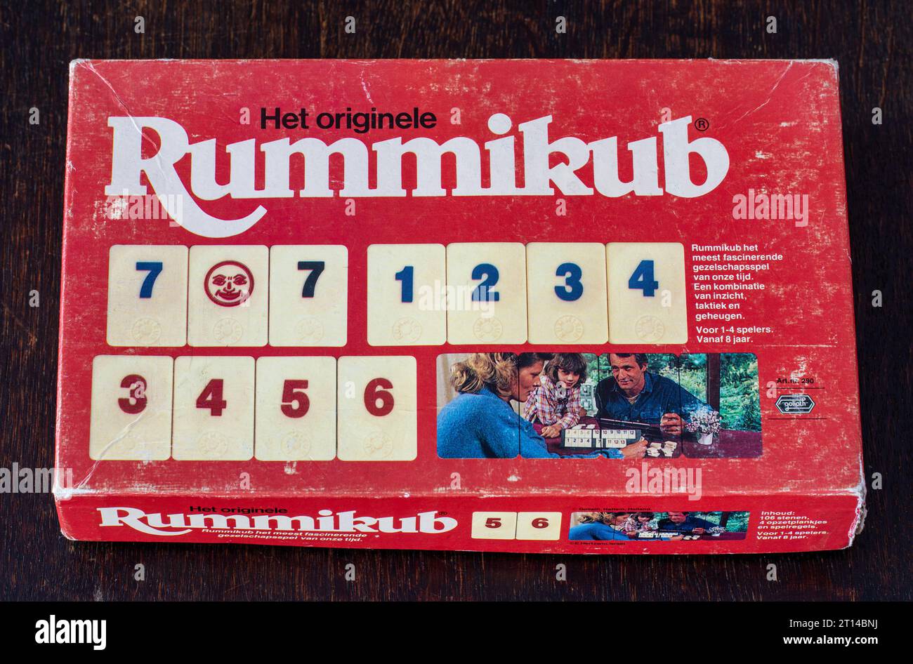 Amsterdam, The Netherlands, 11.10.2023, Rummikub, a popular tilebased