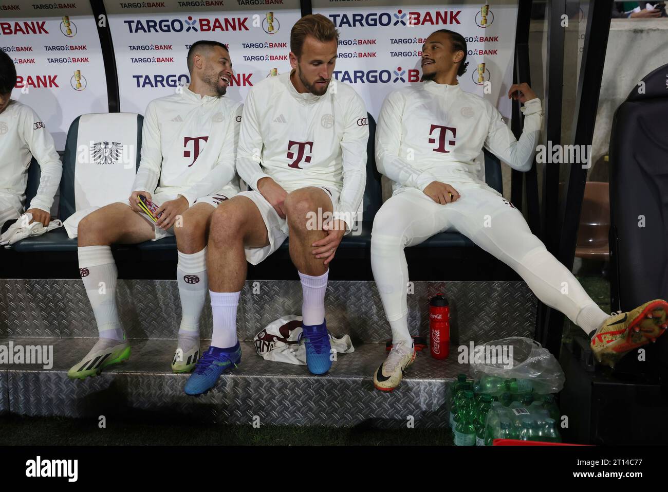 Harry kane leroy sane bayern munich hires stock photography and images