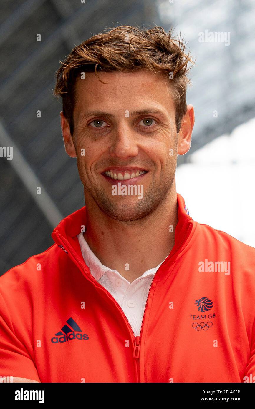 Fyn Sterritt during the Team GB Paris 2024 sailing team announcement at