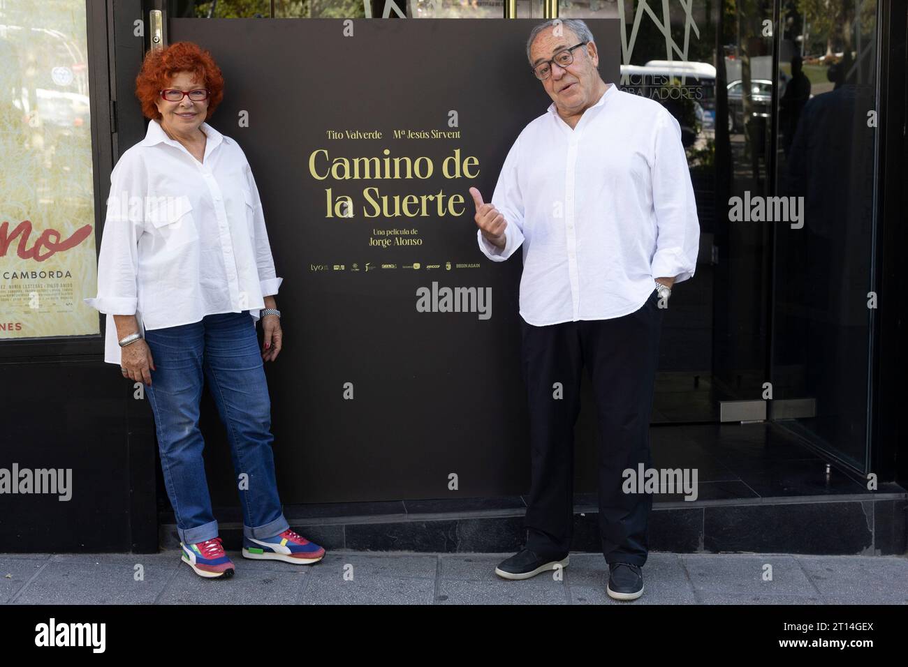 Madrid, Spain. 10th Oct, 2023. Maria Jesus Sirvent and Tito Valverde