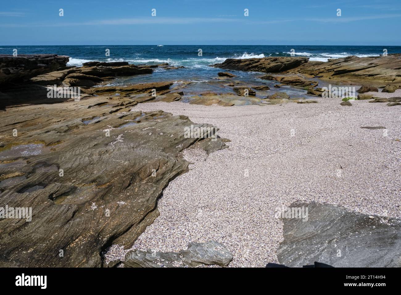 Shelley Beach, Royal National Park, New South Wales, Australia Stock Photo