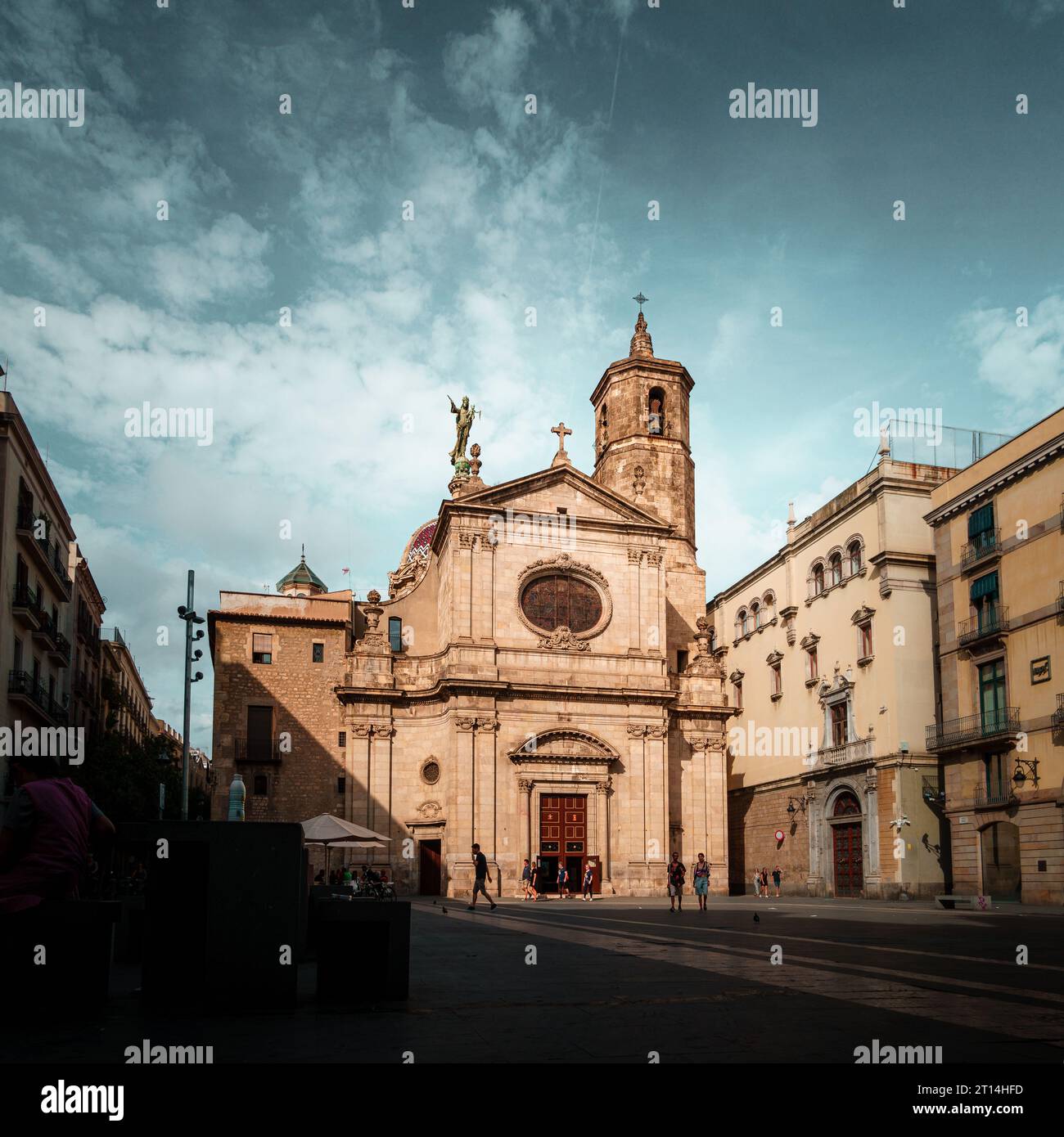 Basílica de la Merced in Barcelona, Spain. The Basilica of Our Lady of Mercy Stock Photo Alamy