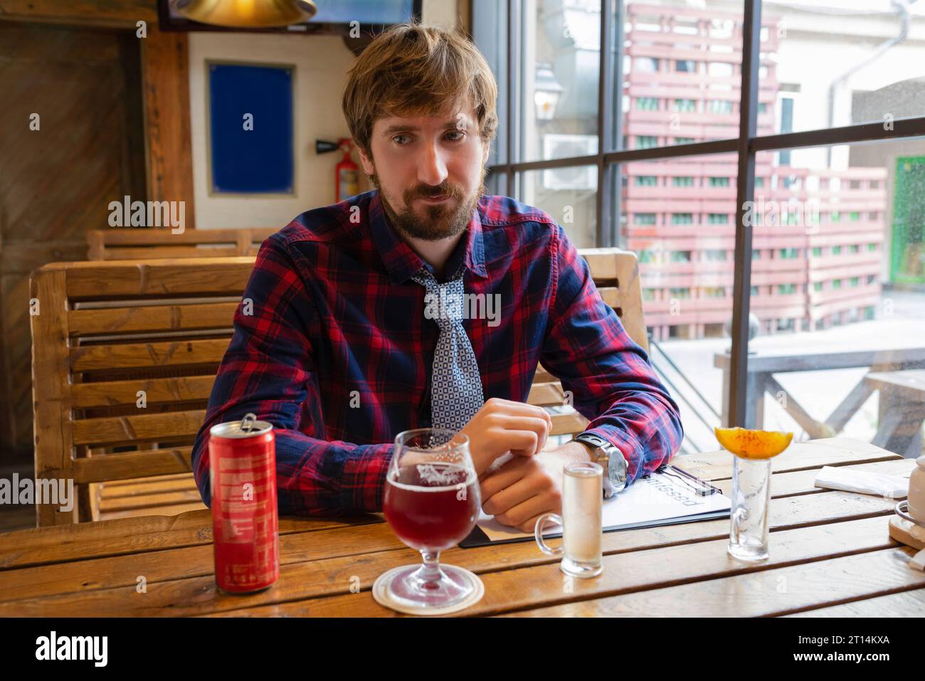 Man in alcoholic intoxication hi-res stock photography and images - Alamy