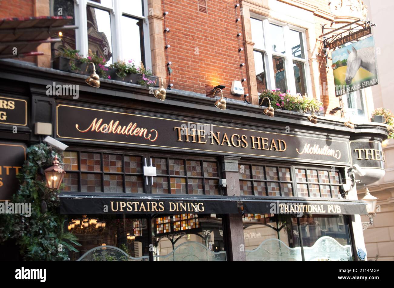 The  Nag's Head Pub, Covent Garden, London, UK Stock Photo