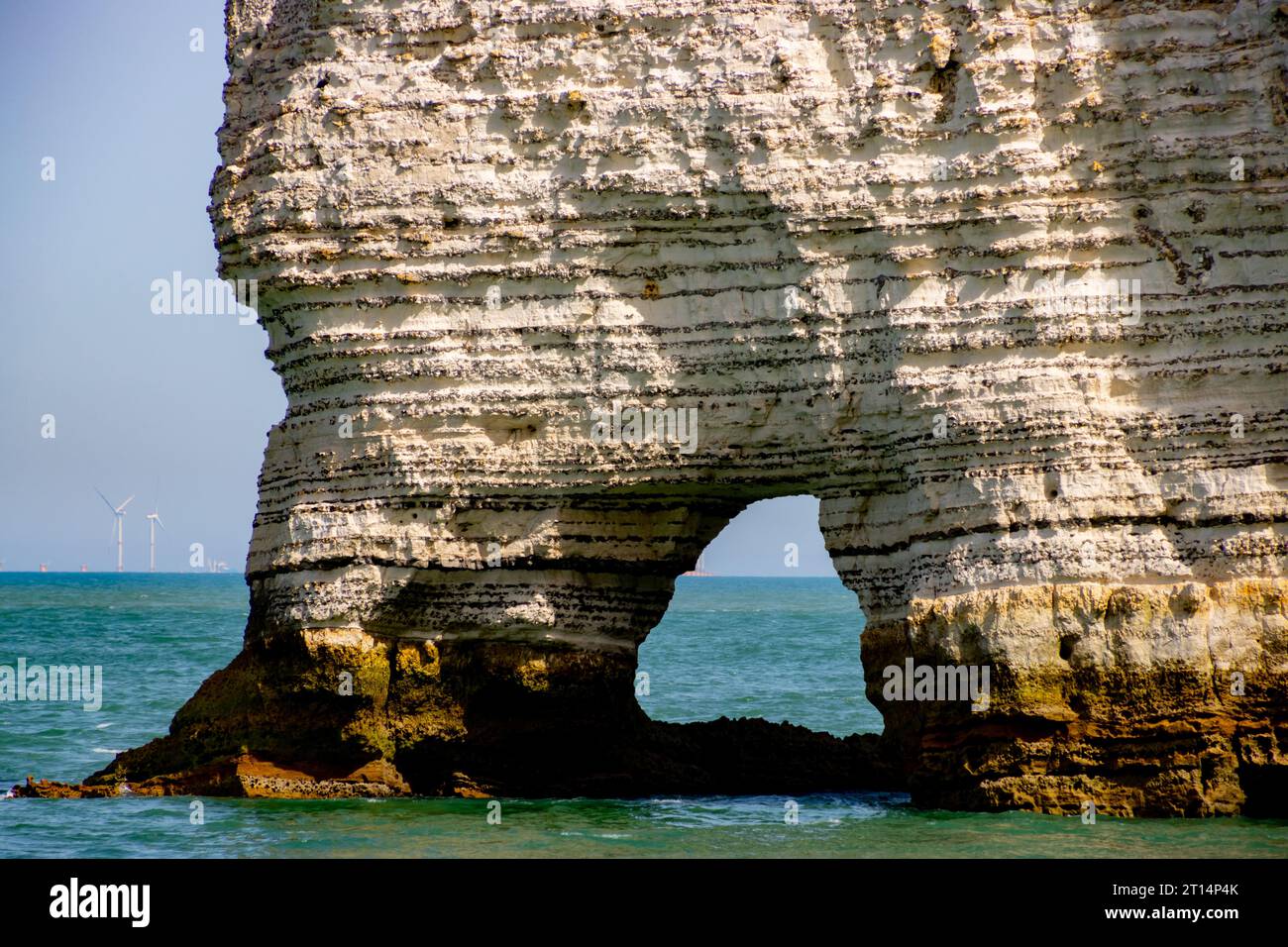 Landscape of the cliffs in Etretat, Normandy, France Stock Photo - Alamy