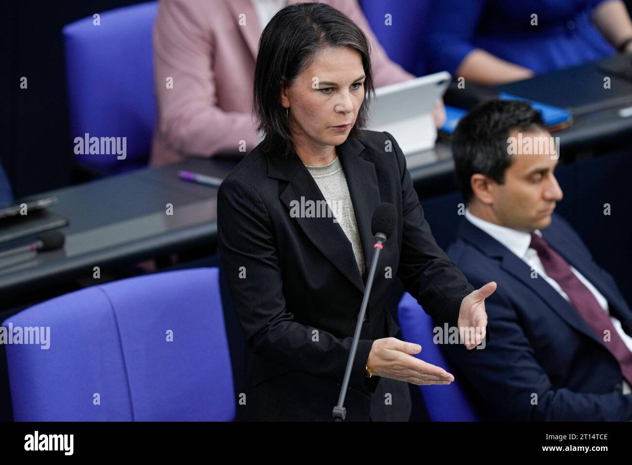 Deutscher Bundestag 127. Plenarsitzung Aussenministerin Annalena ...