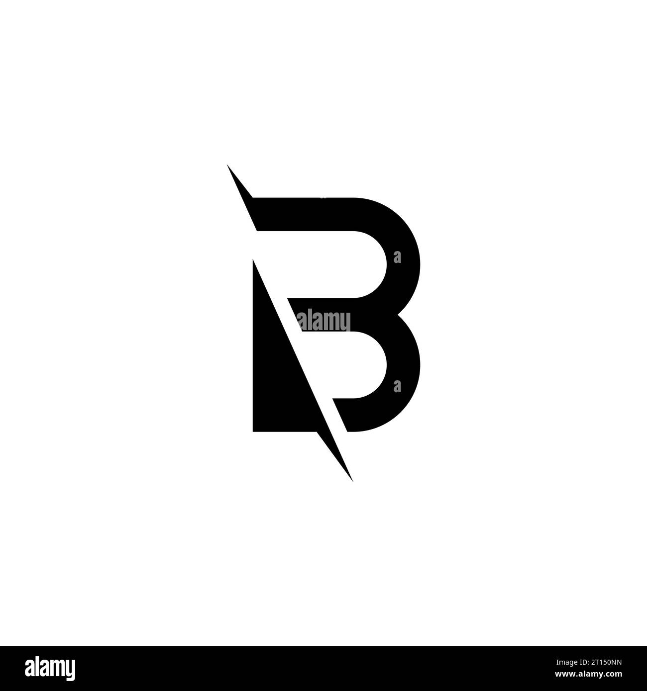 B logo, B monogram, initials B icon, letter B logo, icon, vector Stock Vector