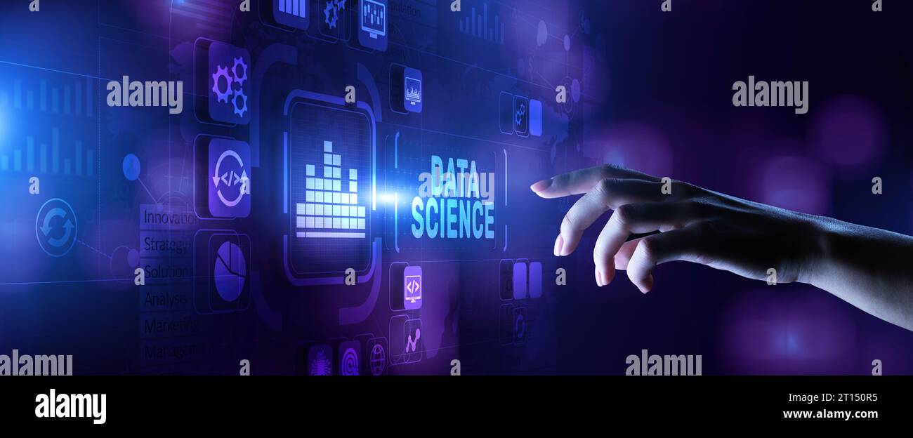 Big Data science analytics analysis information technology internet concept. Stock Photo