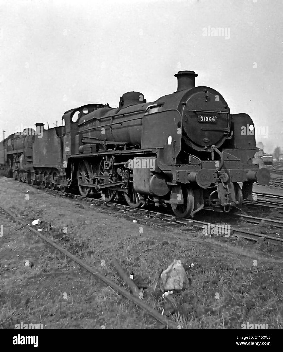 34098 and others , Bournemouth, Eastleigh Southern Steam 1965-67 Stock Photo