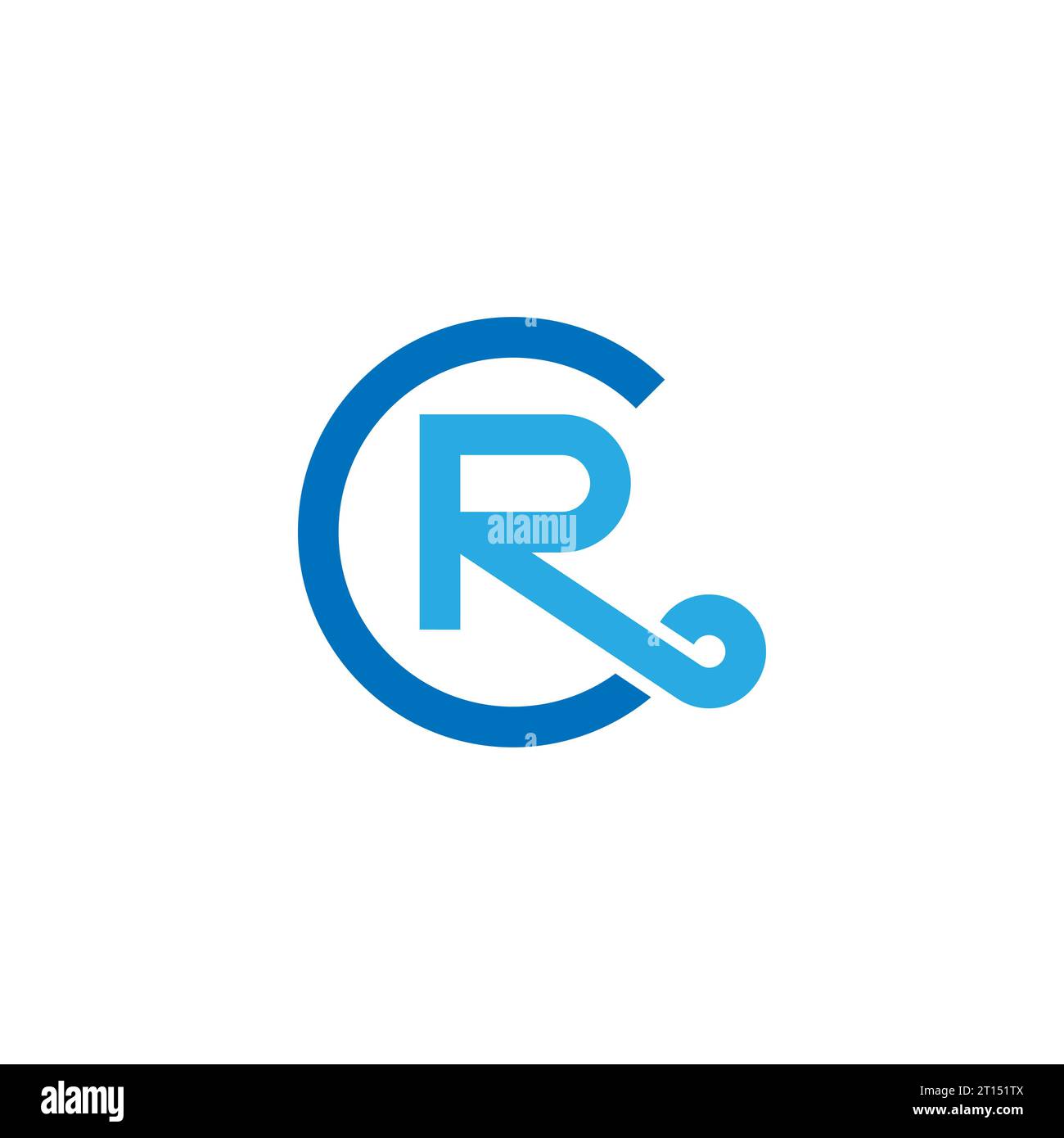 CR logo, CR monogram, initial CR logo, letter CR logo, icon, vector Stock Vector