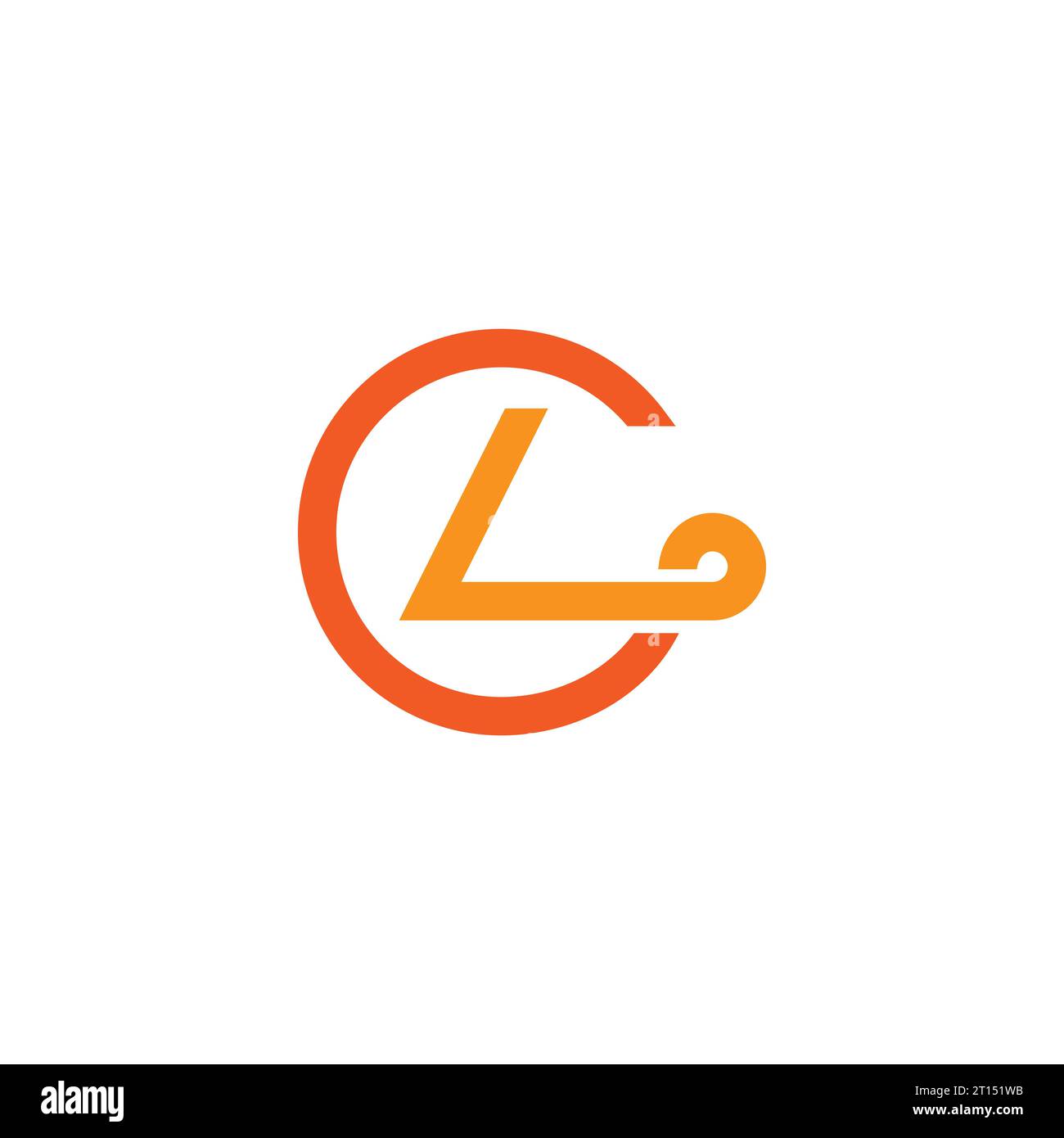 CL logo, CL monogram, initial CL logo, letter CL logo, icon, vector Stock Vector