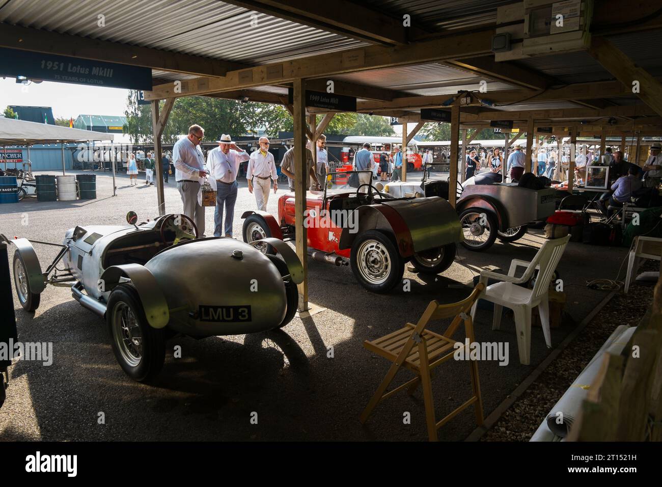 Early cars designed by Colin Chapman, founder of Lotus Engineering, at