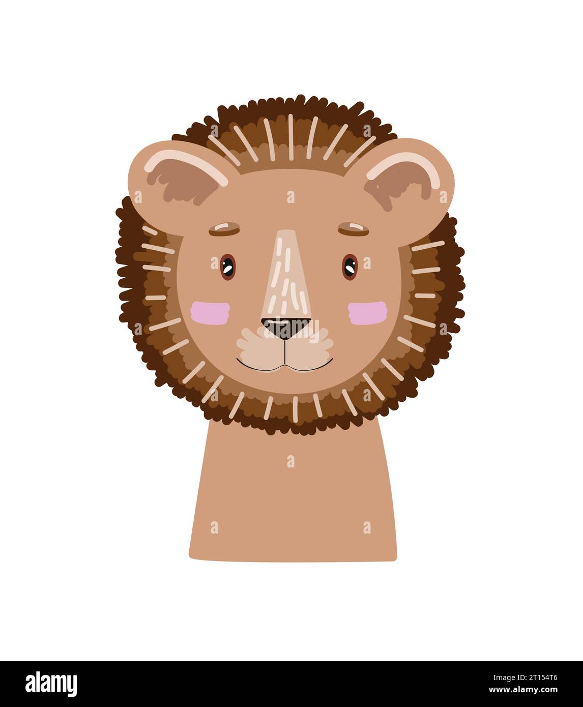 Lion head portrait Cut Out Stock Images & Pictures - Alamy
