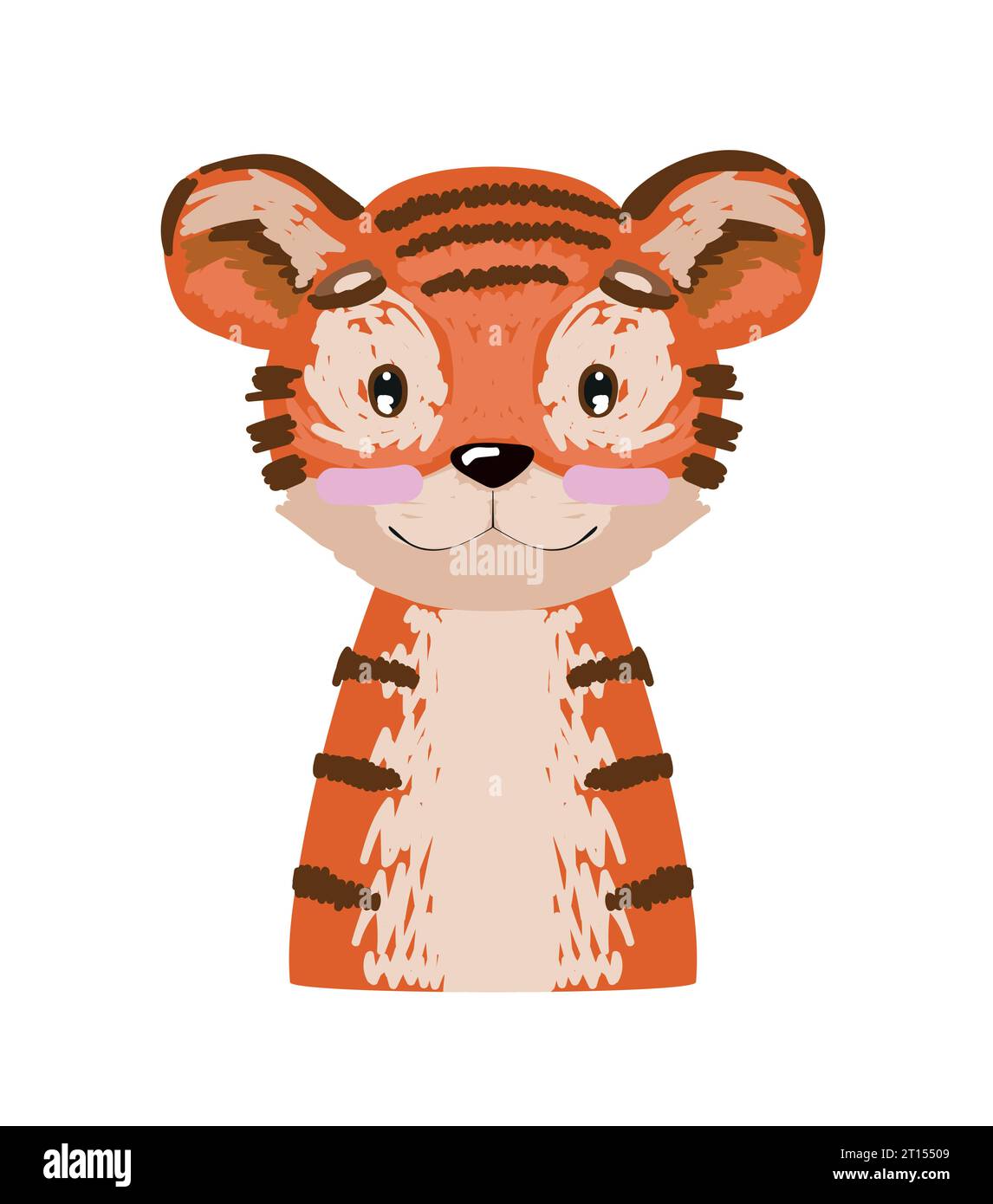 Vector tiger portrait Stock Vector Image & Art - Alamy