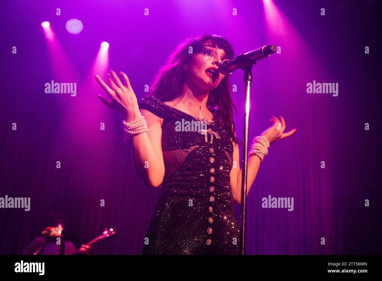 Lauren Mayberry performs at KOKO on October 9th, 2023 in London, England. Stock Photo