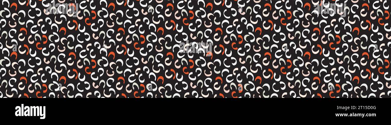 Modern abstract stylized vector graphic design seamless banner ...