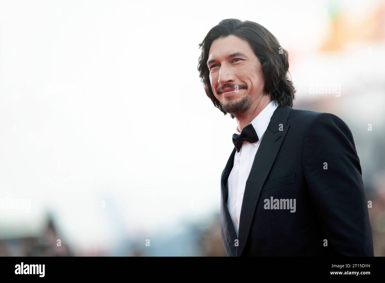 VENICE, ITALY - AUGUST 31: Adam Driver attends the red carpet for the movie 'Ferrari' at the 80th Venice International Film Festival on August 31, 202 Stock Photo