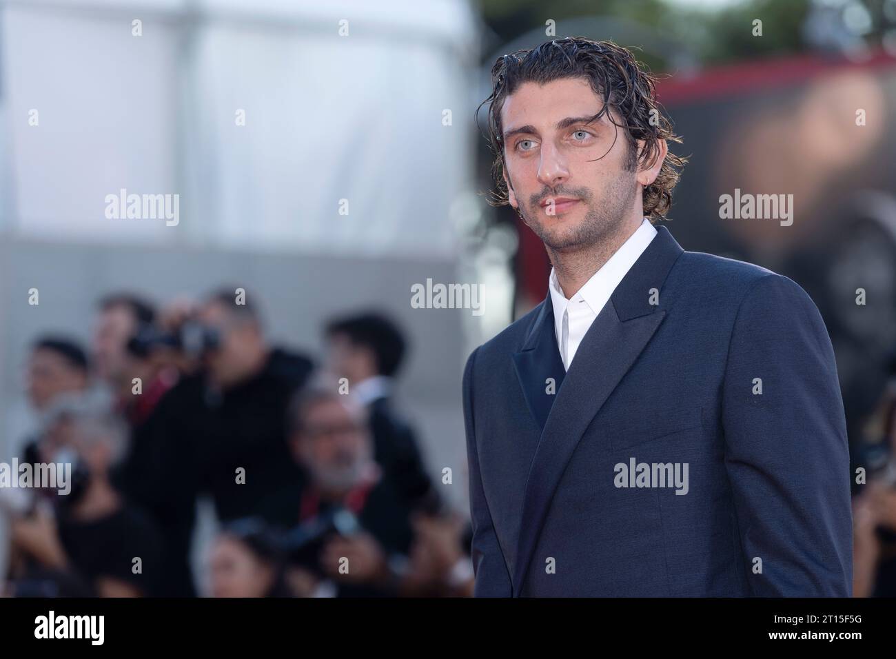 VENICE, ITALY - SEPTEMBER 05: Director Pietro Castellitto attends the red carpet for the movie 'Enea' at the 80th Venice International Film Festival o Stock Photo