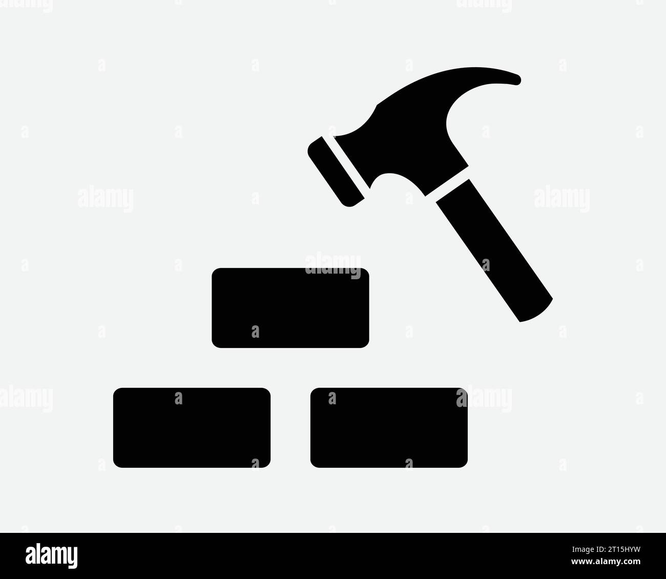 Hammer stroke Stock Vector Images Alamy